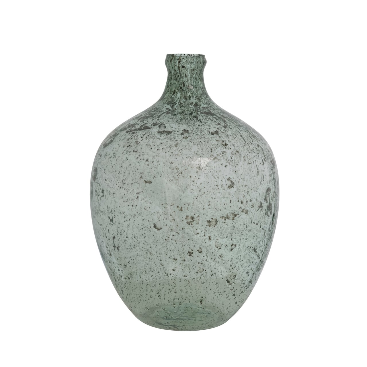 Hello Honey® 15" Green Recycled Glass Vase